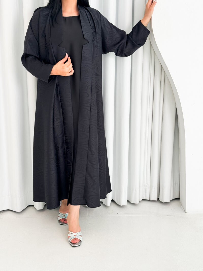 under abaya silk dress